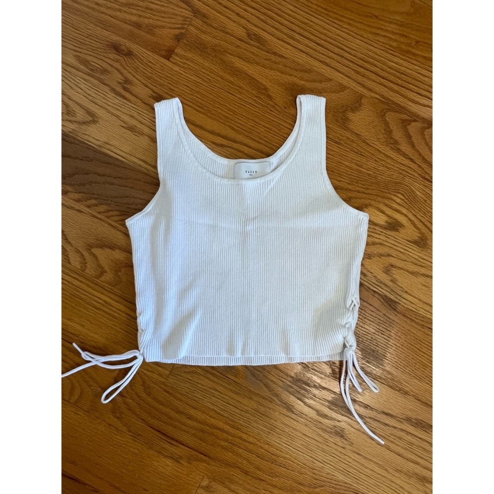 White crop top